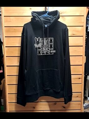 Psycho Bunny Varen French Terry Hoodie Size L